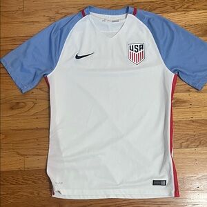 Nike USA Soccer Jersey White and Blue